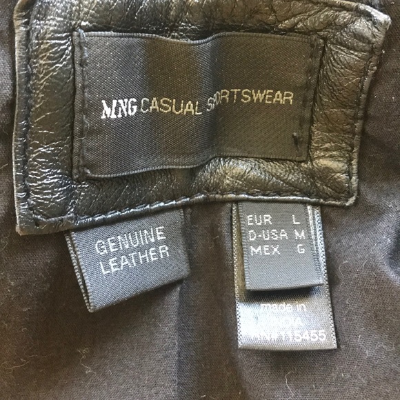 Genuine MNG leather jacket - Picture 2 of 3